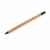 Вечный карандаш из бамбука FSC® с ластиком, Коричневый