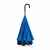 Механический двусторонний зонт d115 см, синий,, Цвет: синий, Размер: , ширина 4,5 см., высота 85 см., диаметр 115 см., изображение 4