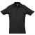 Рубашка поло мужская SPRING II,черный,4XL,100% хлопок, 210/м2, Цвет: черный, Размер: 4XL