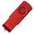 USB flash-карта DOT (16Гб), красный, 5,8х2х1,1см, пластик, металл, Цвет: красный
