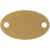 Шильдик металлический Alfa Oval, золотистый, Цвет: золотистый