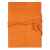 Блокнот Brunnen Бижу, на завязках, клетка, 80 гр/м2,  9.5 х 12.8 см, 96 листов Оранжевый, Цвет: оранжевый, Размер: 9.5 х 12.8 см