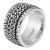 Кольцо ZIPPO, серебристое, с цепочным орнаментом, нержавеющая сталь, диаметр 22,3 мм