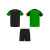 Спортивный костюм Juve, унисекс, L, 525CJ22602L, Цвет: черный,зеленый, Размер: L