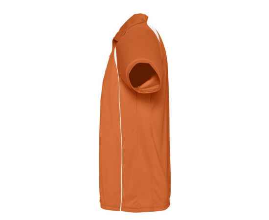 Спортивная рубашка поло Palladium 140 оранжевая с белым, размер M, Цвет: оранжевый, Размер: M, изображение 3