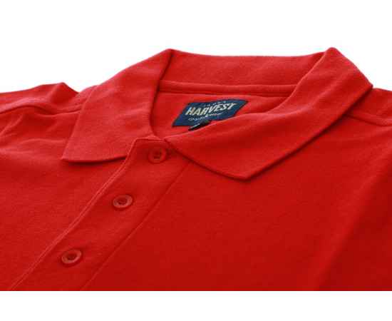 Рубашка поло мужская Morton, красная G_6569.505, Цвет: красный, Размер: XXL, изображение 4