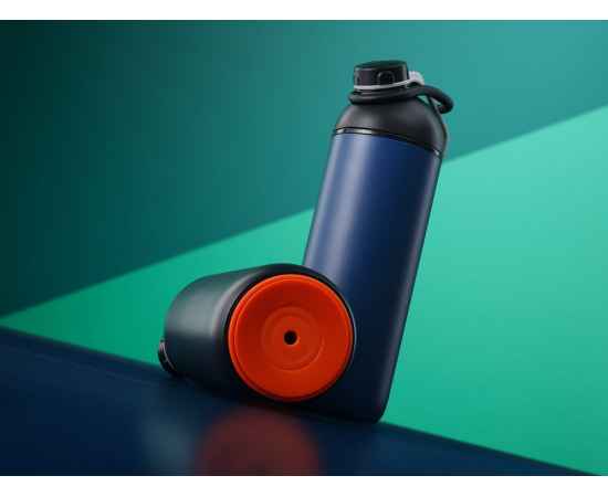 Бутылка для воды fixFlask, синяя, Цвет: синий, Объем: 400, Размер: диаметр 7, изображение 5