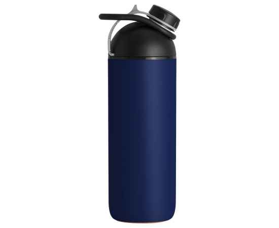 Бутылка для воды fixFlask, синяя, Цвет: синий, Объем: 400, Размер: диаметр 7, изображение 2