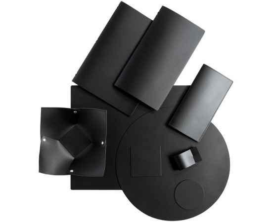 Сервировочная салфетка Satiness, круглая, черная, Цвет: черный, Размер: 38х38 см, изображение 3