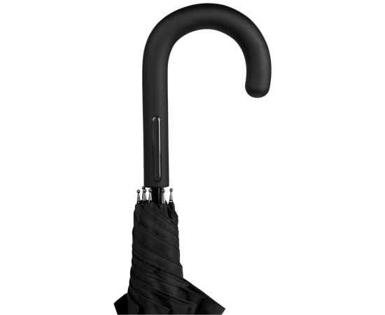 Зонт-трость Glasgow, черный, Цвет: черный, Размер: длина 88 см, изображение 5
