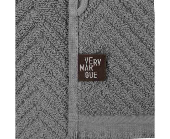 Полотенце Morena, большое, серое, Цвет: серый, Размер: 70х140 см, изображение 3