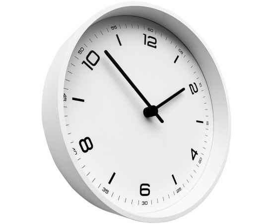 Часы настенные Ice, белые, Цвет: белый, Размер: диаметр 29 см, изображение 2