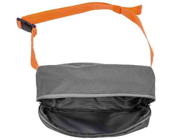 Поясная сумка Sensa, серая с оранжевым, Цвет: оранжевый, серый, изображение 5