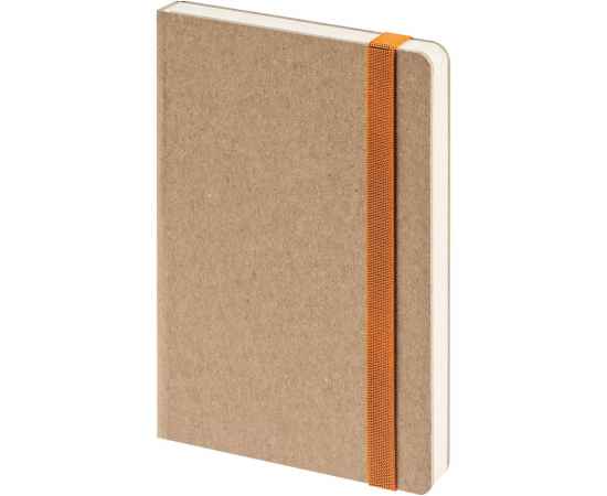 Ежедневник Eco Write Mini, недатированный, с оранжевой резинкой, Цвет: оранжевый