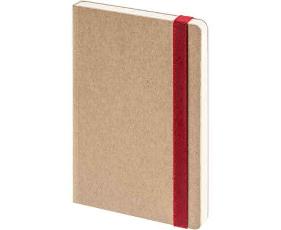 Ежедневник Eco Write Mini, недатированный, с красной резинкой, Цвет: красный
