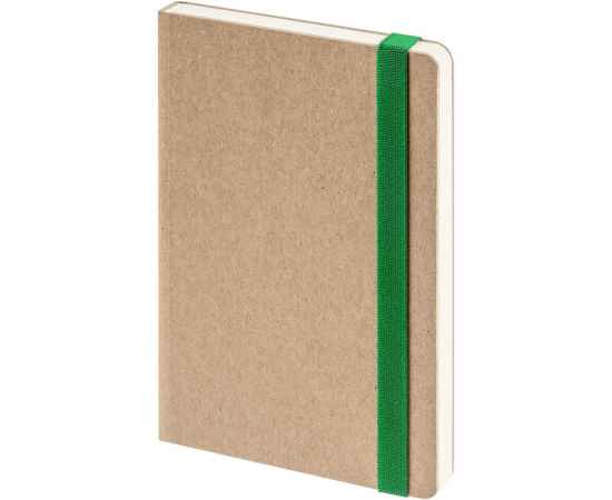 Ежедневник Eco Write Mini, недатированный, с зеленой резинкой, Цвет: зеленый