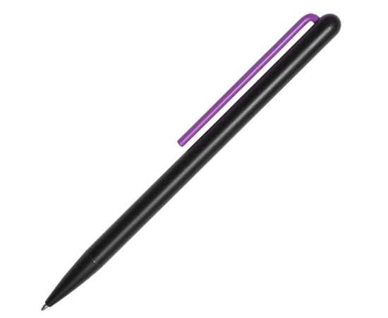 Шариковая ручка GrafeeX в чехле, черная с фиолетовым, Цвет: черный, фиолетовый