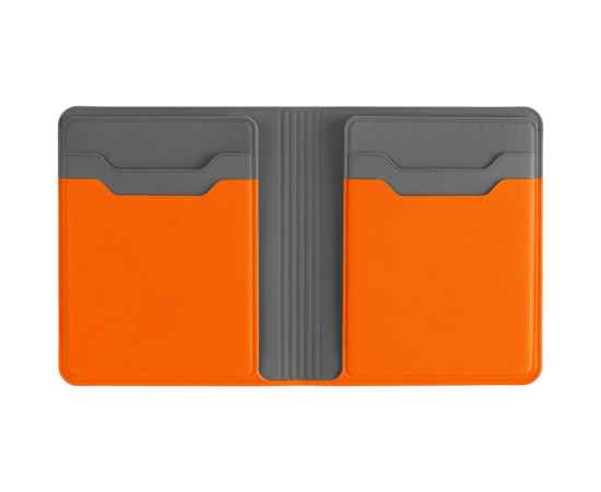 Картхолдер с отделением для купюр Dual, оранжевый, Цвет: оранжевый