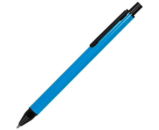 IMPRESS, ручка шариковая, голубой/черный, металл, Цвет: голубой, черный