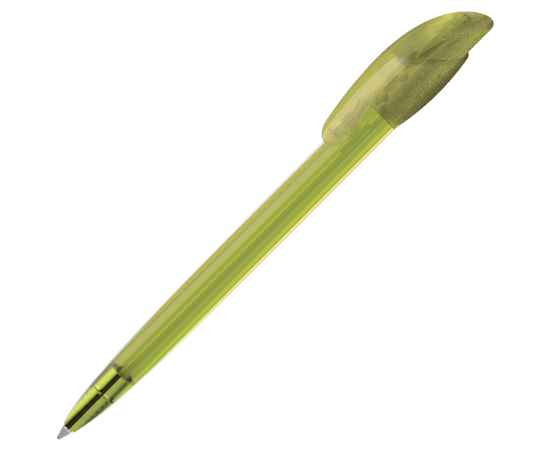 Ручка шариковая GOLF LX, прозрачный желтый, пластик, Цвет: желтый
