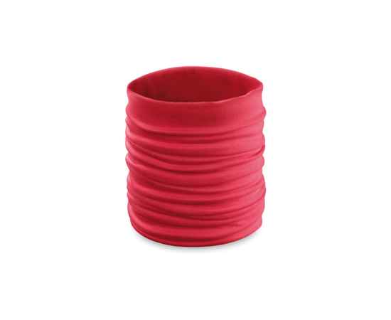Шарф-бандана HAPPY TUBE, универсальный размер, красный, полиэстер, Цвет: красный, Размер: универсальный
