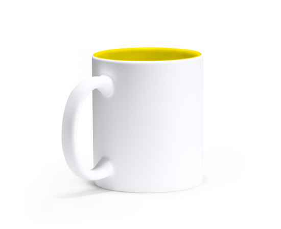 Керамическая кружка ROIBO для гравировки, Желтый, Цвет: желтый