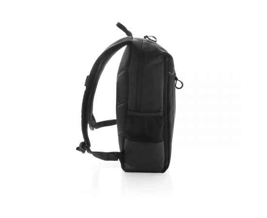 Рюкзак для ноутбука Lima 15' с RFID защитой и разъемом USB, Черный, Цвет: черный, серый, Размер: Длина 29 см., ширина 12 см., высота 41 см., изображение 7