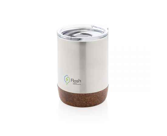 Вакуумная термокружка Cork для кофе, 180 мл, Серый, Цвет: серебряный, Размер: , высота 10 см., диаметр 7,2 см., изображение 7