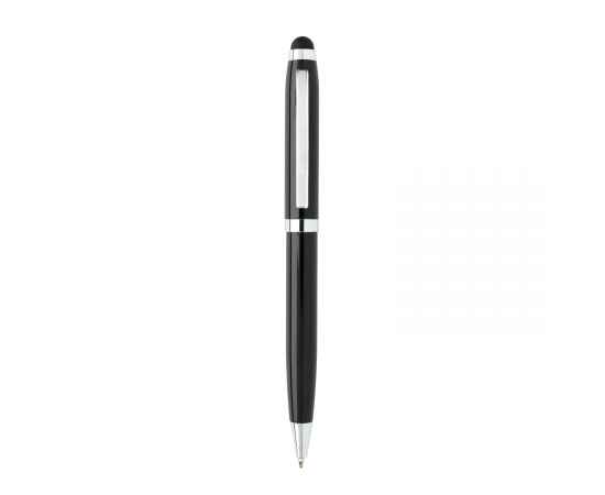 Ручка-стилус Deluxe с фонариком COB, черный,, Цвет: черный, Размер: , ширина 1,2 см., высота 14,2 см., изображение 3
