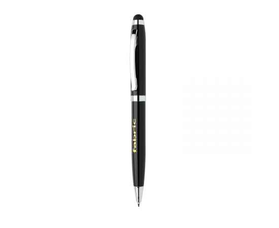 Ручка-стилус Deluxe с фонариком COB, черный,, Цвет: черный, Размер: , ширина 1,2 см., высота 14,2 см., изображение 6