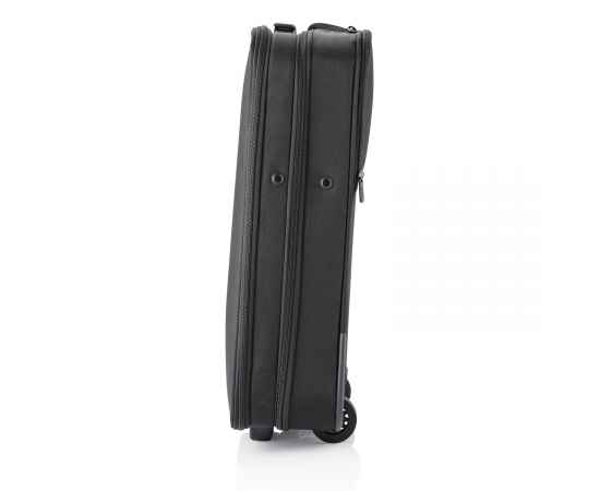 Складной чемодан на колесах Flex, Черный, Цвет: черный, Размер: Длина 39 см., ширина 15,5 см., высота 51 см., изображение 2