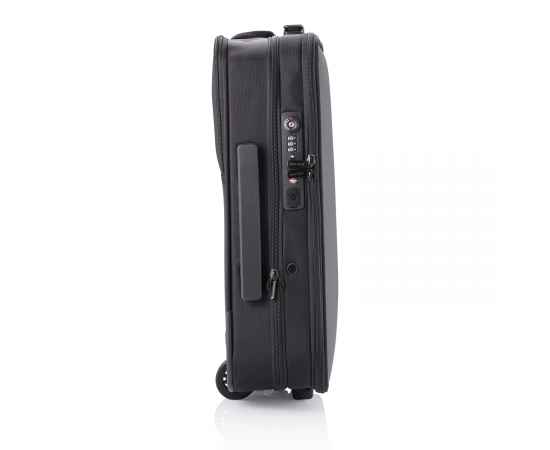 Складной чемодан на колесах Flex, Черный, Цвет: черный, Размер: Длина 39 см., ширина 15,5 см., высота 51 см., изображение 30