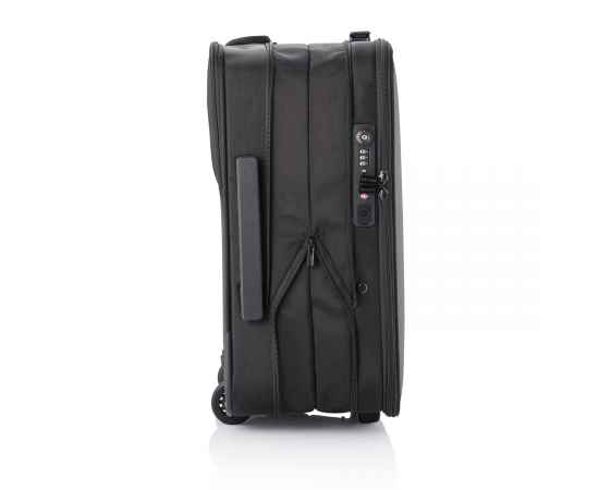Складной чемодан на колесах Flex, Черный, Цвет: черный, Размер: Длина 39 см., ширина 15,5 см., высота 51 см., изображение 35