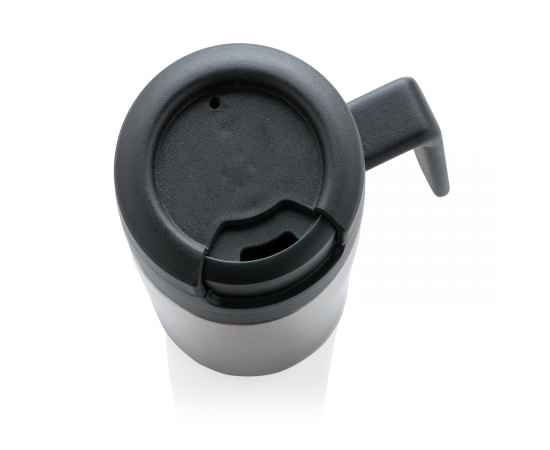 Термокружка Coffee-to-go, Серый, Цвет: серебряный, Размер: , высота 10 см., диаметр 7 см., изображение 6