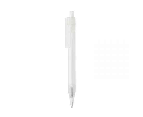 Ручка X8 из прозрачного rPET GRS, Белый, Цвет: белый,, Размер: , высота 14 см., диаметр 1,1 см.
