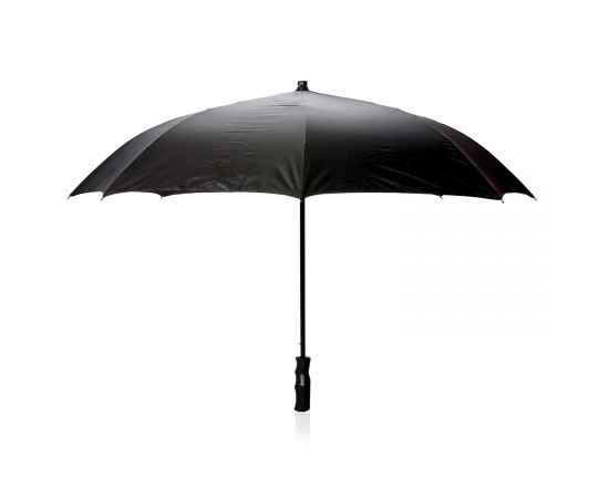 Автоматический двухсторонний зонт Swiss peak, d105 см, Черный, Цвет: черный, Размер: , высота 75 см., диаметр 105 см., изображение 4
