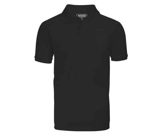 Рубашка поло мужские с кор. рукавом черные 2XL, Цвет: черный, Размер: 2XL