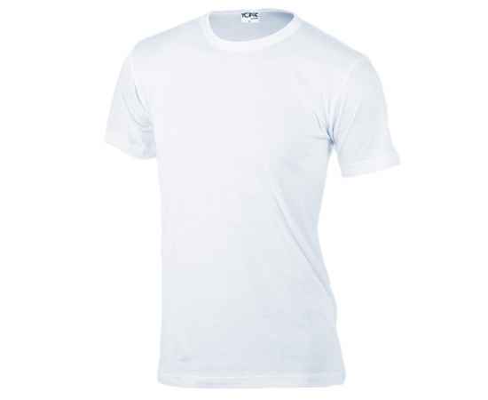 Мужские футболки Topic кор.рукав 100% хб белые 2XL, Цвет: белый, Размер: 2XL