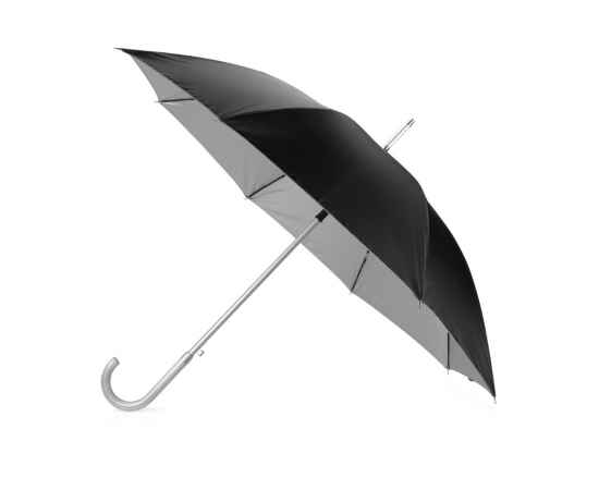 Зонт-трость Майорка, 673010.02, Цвет: черный,серебристый