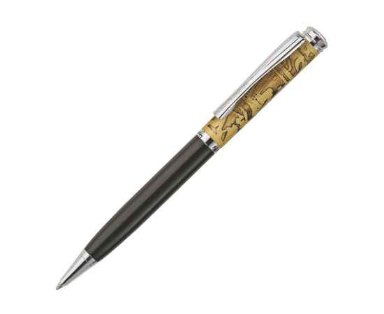 Ручка шариковая Gamme, 417417, Цвет: черный,золотистый,серебристый