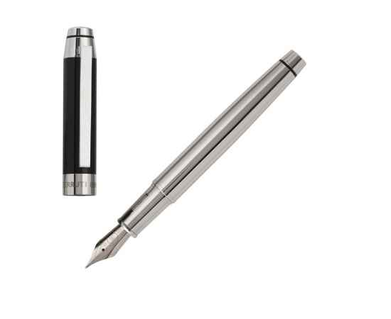 Ручка перьевая Heritage black, серебристый,черный, NST0592, Цвет: серебристый,черный