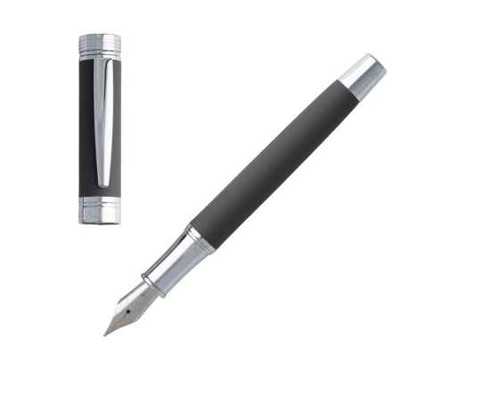 Ручка перьевая Zoom Soft Taupe, черный,серебристый, NSG9142X, Цвет: черный,серебристый