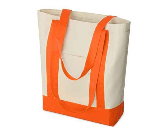 Сумка для шопинга из хлопка Cotton, 935408, Цвет: оранжевый