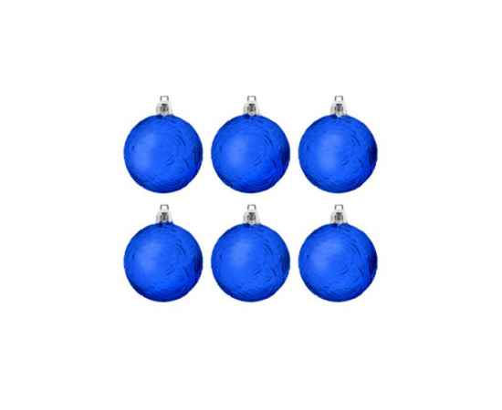 Набор ёлочных шаров Ассорти, 87318, Цвет: синий