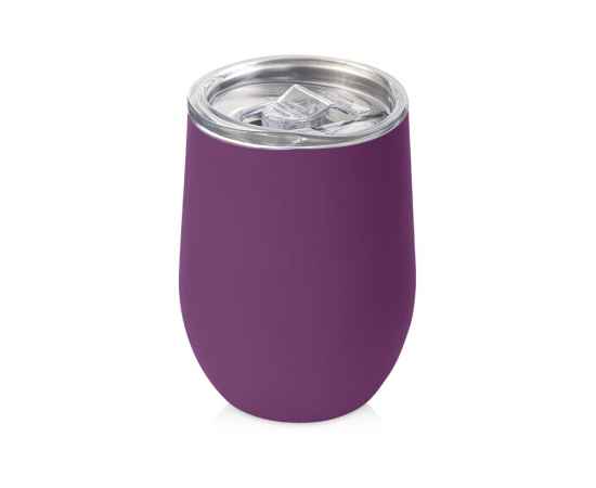 Вакуумная термокружка Sense Gum, непротекаемая крышка, soft-touch, 827409N, Цвет: фиолетовый, Объем: 370