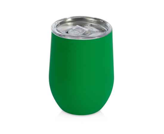 Вакуумная термокружка Sense Gum, непротекаемая крышка, soft-touch, 827405N, Цвет: зеленый, Объем: 370