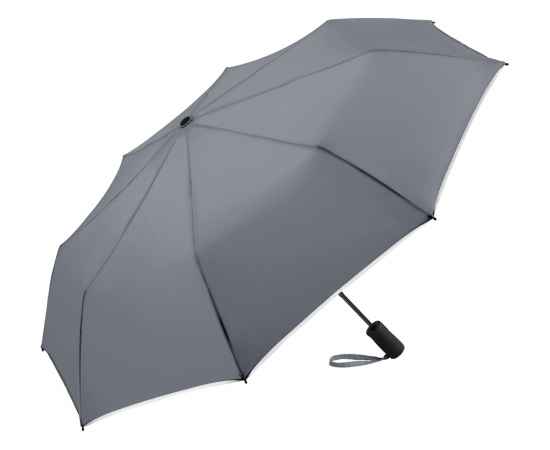 Зонт складной Pocket Plus полуавтомат, 100088, Цвет: серый