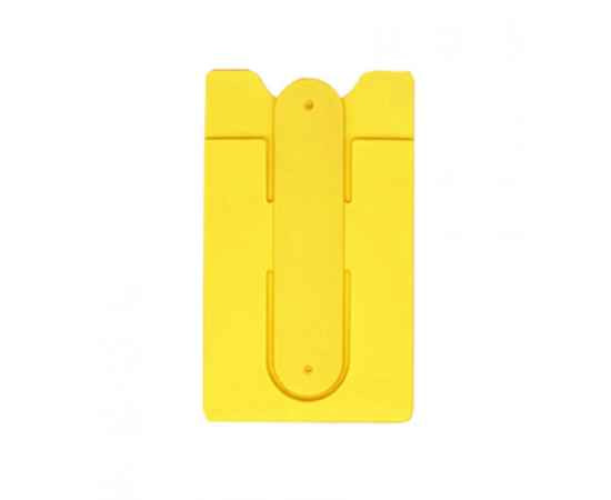 Держатель карт на телефоне Skat, желтый, Цвет: желтый