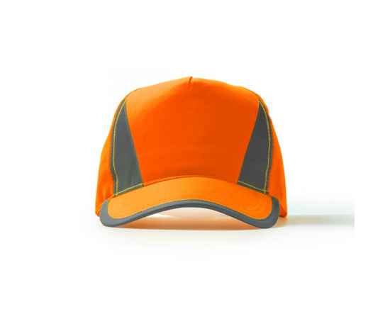 Бейсболка 5-панельная BALDER, Флуоресцентный оранжевый, Цвет: Флуоресцентный оранжевый
