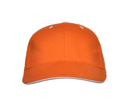 Бейсболка 6-панельная PANEL, Оранжевый, Цвет: оранжевый